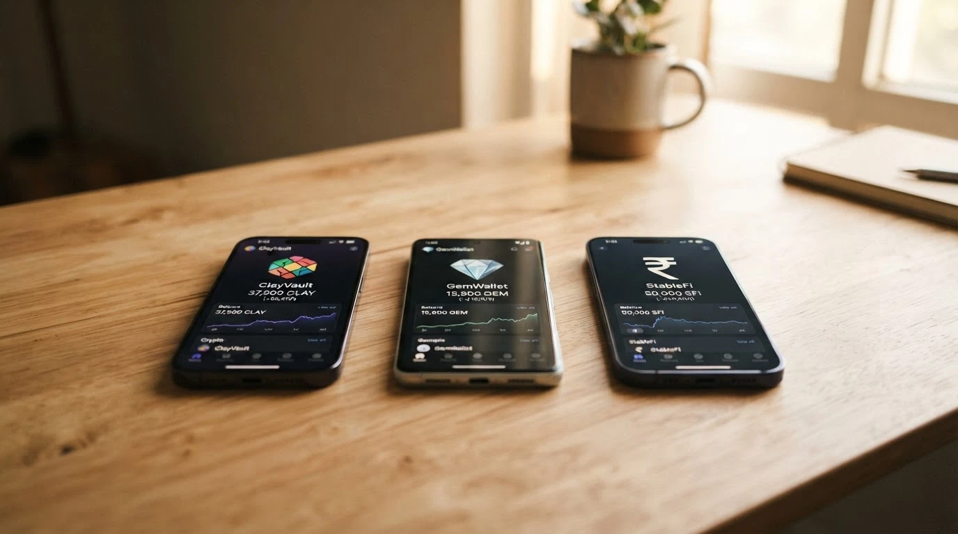 Monederos digitales mostrando saldos en Bitcoin, Ethereum y USDT junto a una pantalla de depósito de casino