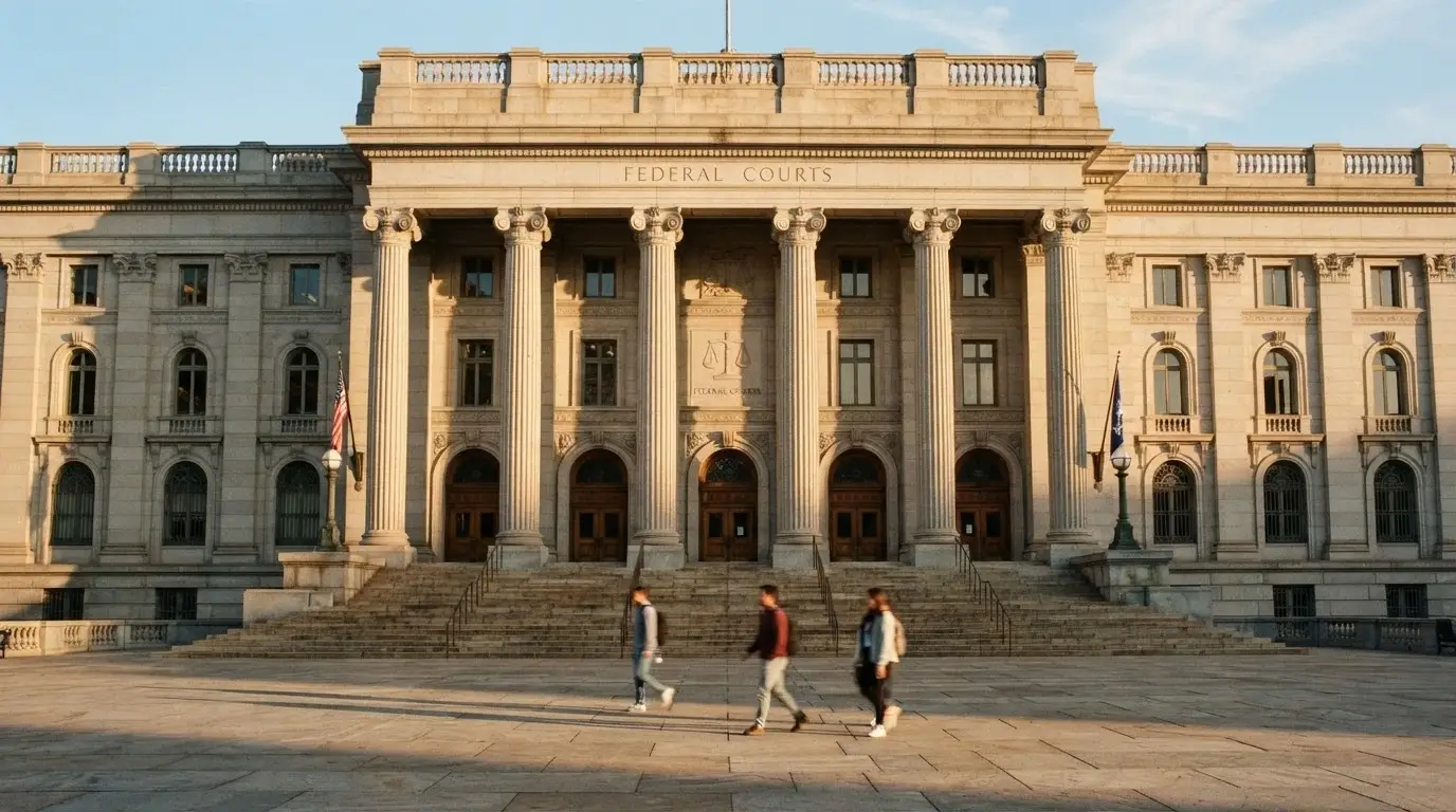 Sede de la Dirección General de Ordenación del Juego en Madrid, con el escudo oficial
