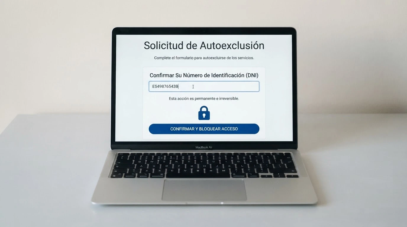 Una pantalla de ordenador mostrando el formulario de inscripción del RGIAJ con un candado cerrado sobre el botón de enviar